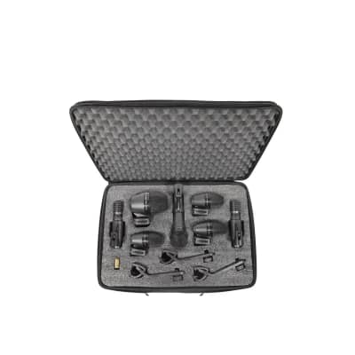 Shure PGADRUMKIT6 Drum Microphone Kit with 2x PGA56 2x PGA81 1x PGA52 1x PGA57 (KING OF PRUSSIA, PA) image 1