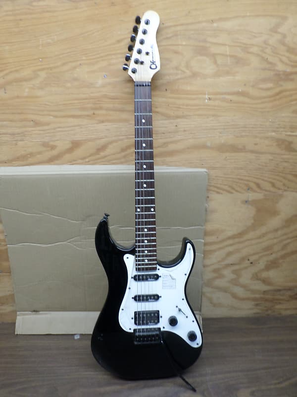 Charvel by Jackson CHS2 ELECTRIC GUITAR Black/White | Reverb