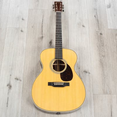 Martin OM-28E Acoustic Electric Guitar, Rosewood Back & Sides, Sitka Spruce Top image 15