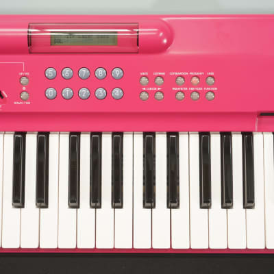 Korg 707 Pink FM 80's Digital Performing Synthesiser With Original