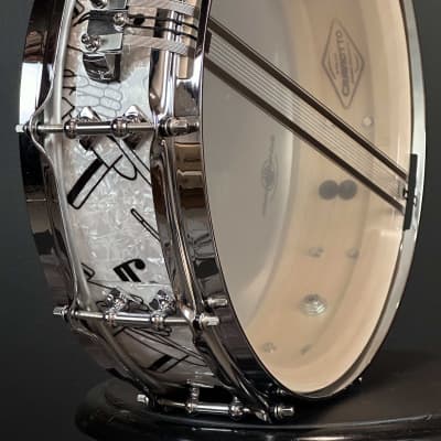 Craviotto 4x14" Solid Maple Snare Drum - Top Hat & Cane image 12