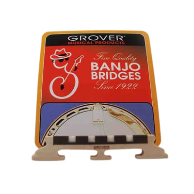 Grover Banjo Bridge 1/2" Acousticraft Tenor image 3