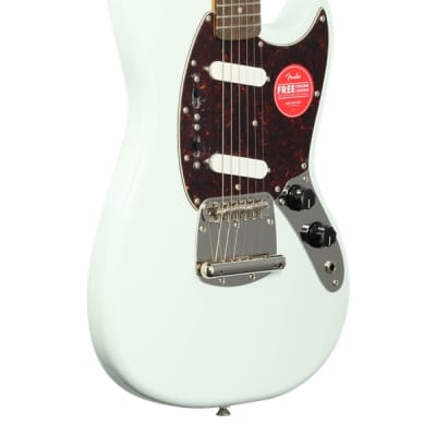 Squier Classic Vibe 60s Mustang Indian Laurel Neck Sonic Blue image 9