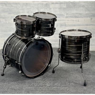 Tama Starclassic Walnut/Birch 4pc Drum Set Lacquered Charcoal Oyster - DCP Exclusive! image 2