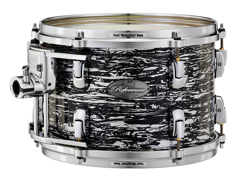 Pearl Music City Custom Masters Maple Reserve 22"x18" Bass Drum w/BB3 Mount BLACK OYSTER GLITTER MRV2218BB/C412 image 1