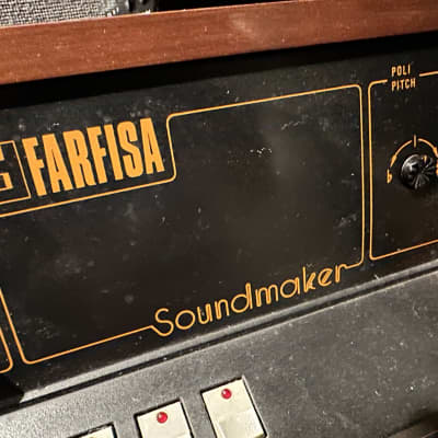 Farfisa Soundmaker 61-Key String Synthesizer 1979 - 1981 - Natural / Black, recently serviced, fully functional, U.S. 120V! image 11