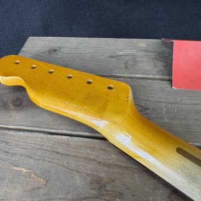 Real Life Relics Allparts “Licensed by Fender®” TRO-C-MOD Replacement Neck for Telecaster® Vintage Tint Nitro image 6