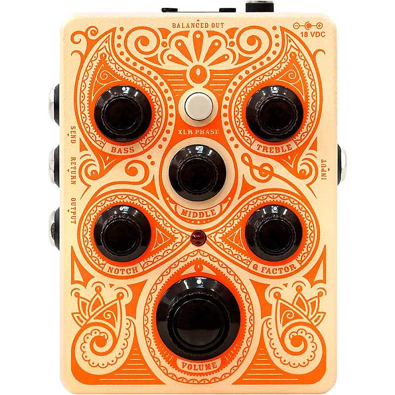 Orange Amplifiers Acoustic Preamp Pedal Reverb