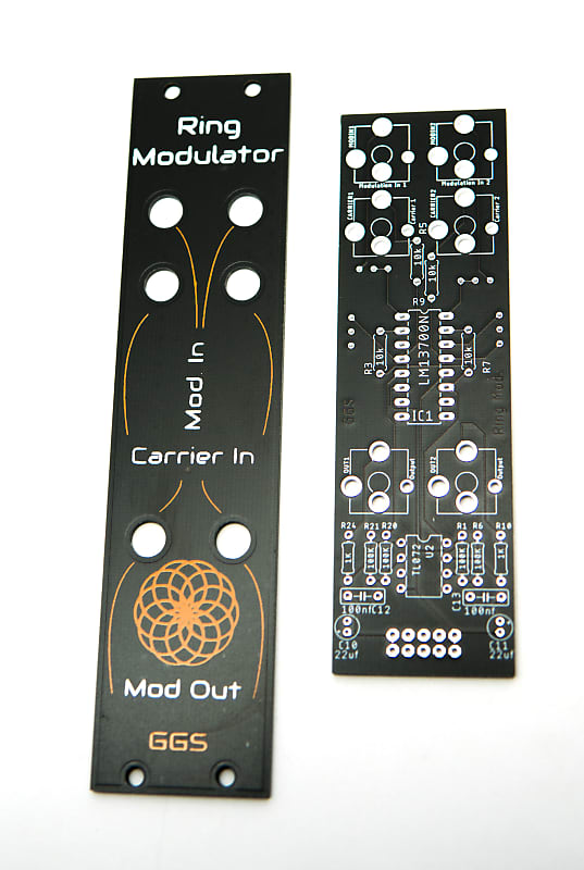 GGS Dual Ring Modulator for Eurorack (PCB and Front Panel Only for DIY) image 1