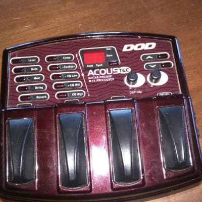DOD Acoustec Acoustic Guitar Preamp Fx Processor for sale