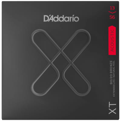 D'Addario XT Acoustic 80/20 Bronze, Light, 13-56, XTABR1356 image 2