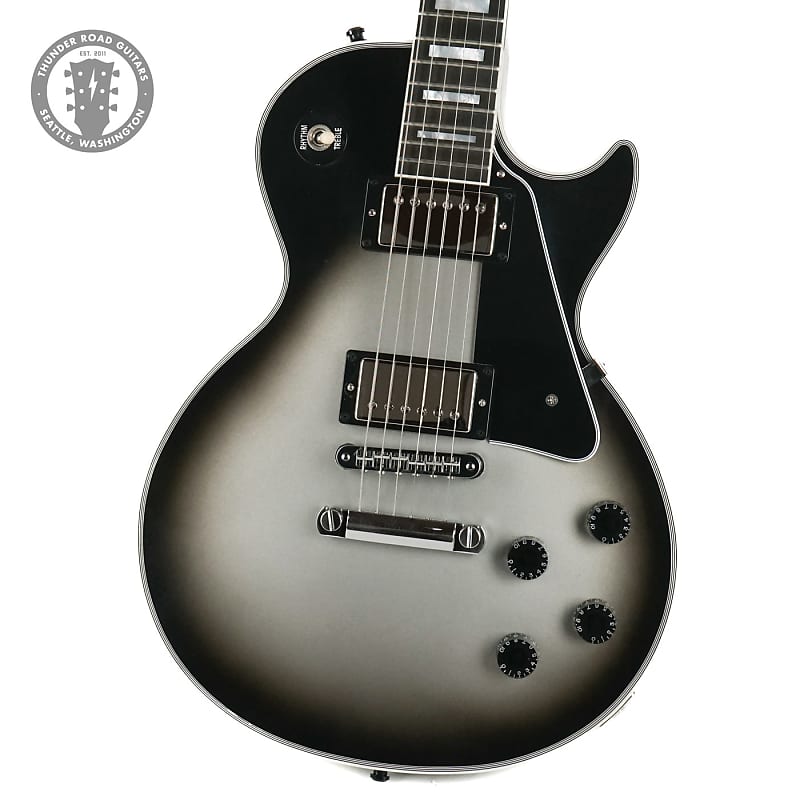 2021 Gibson Custom Shop Les Paul Custom Silverburst Mod Shop Reverb