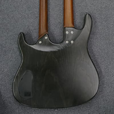 Framus 17 - Double Neck Bass and 12-String Guitar 2002 natural ebony fishbone image 8