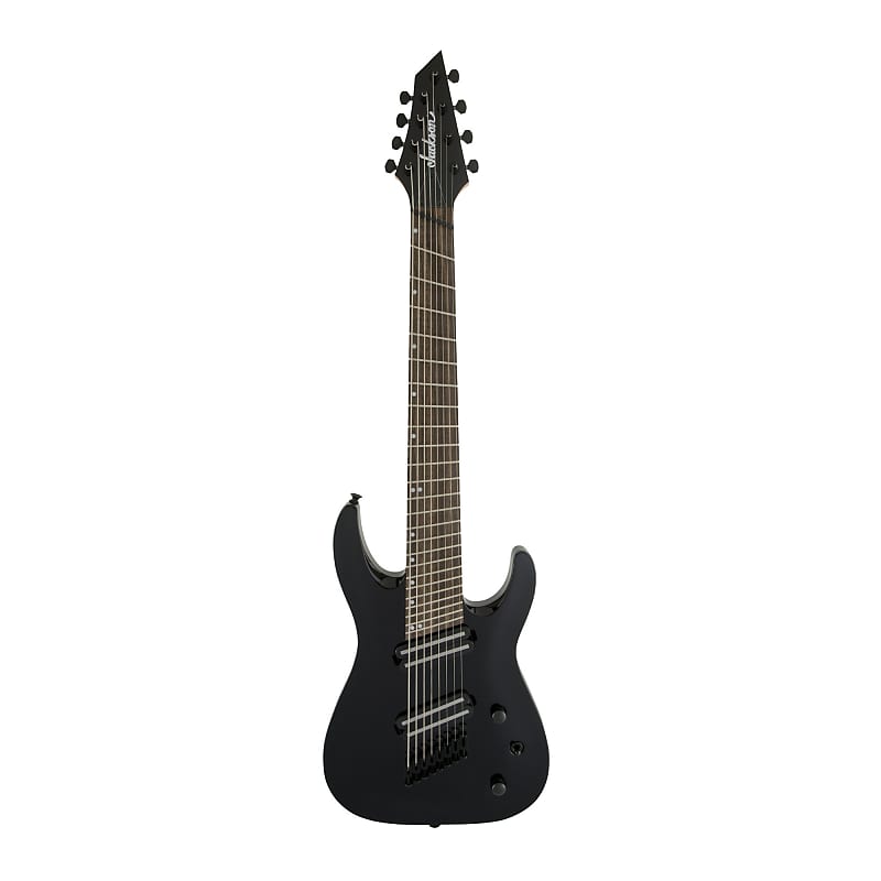 Jackson X Series Dinky Arch Top DKAF8 MS 8-String, Laurel Fingerboard, Multi-Scale Electric Guitar with 24 Jumbo Frets (Right-Handed, Gloss Black) image 1