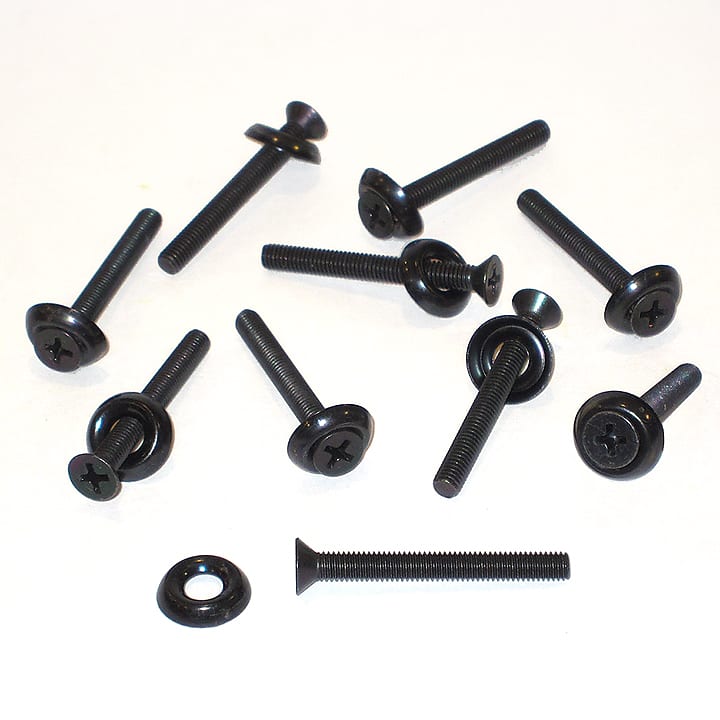 Back Screws for Specific Thomas Vox Amplifiers - Black Plated image 1