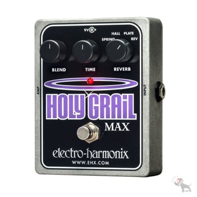 Electro-Harmonix Holy Grail Max Variable Reverb Guitar Effects Pedal image 1