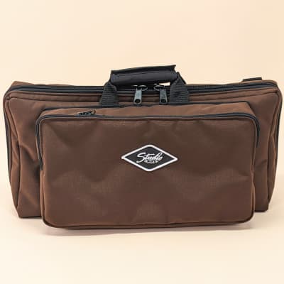 SLG56 DOCUMENT CASE IN BROWN CALFSKIN LEATHER