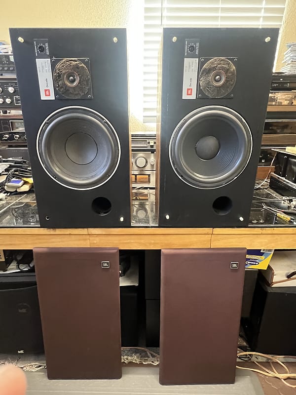Pair of Vintage Pair of JBL Decade L26 Floor Loudspeakers READ SEE VIDEO  			