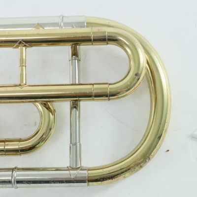 King Model 4B Silver Sonorous Trombone with Sterling Silver Bell SN 475089 NICE image 8
