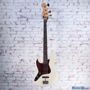 1997-1998 Fender Japan Left-Handed '62 Reissue Jazz Bass Olympic White w/HSC image 2