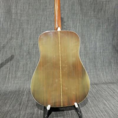Morris  W-28 Used Vinage Spruce Top Body Guitar Rosewood Fingerboard With Semi-Hard Case image 3
