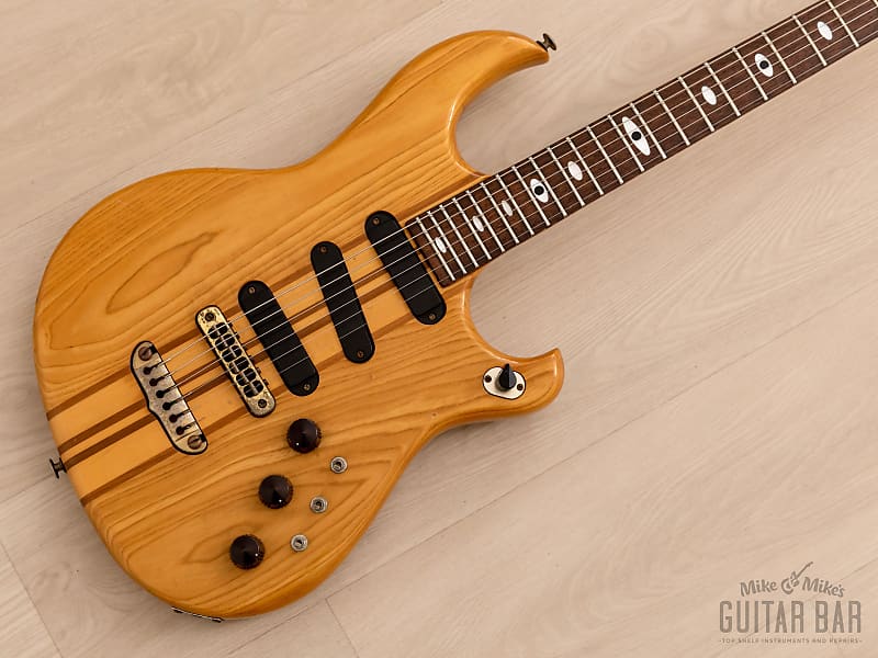 1980 Aria Pro II Rev-Sound RS-750 Neck Through Superstrat Natural, Japan  Matsumoku