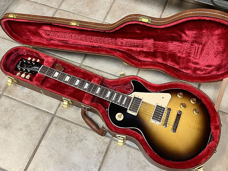 2023 Gibson USA Les Paul Standard '50s Figured Top Tobacco | Reverb