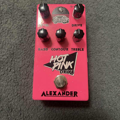 Reverb.com listing, price, conditions, and images for alexander-pedals-hot-pink-drive