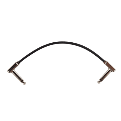Ernie Ball 6226 Flat Ribbon Patch Cable - 6" - Single - Black image 1