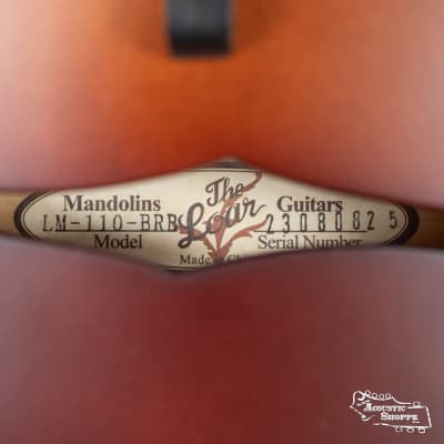 The Loar LM-110-BRB "Honey Creek" A-Style  Brownburst Mandolin #0825 image 2