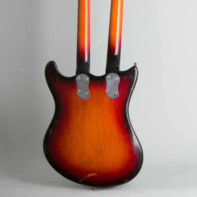 Mosrite  Doubleneck Solid Body Electric Guitar (1967), ser. #2J467, black tolex hard shell case. image 2