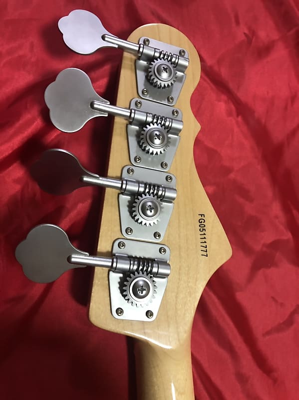 Fernandes PJB-45 Jazz Bass Type Reverse head Pink Electric
