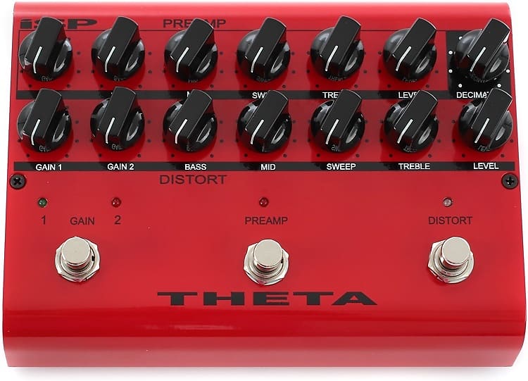 ISP Technologies Theta Preamp Distortion Pedal with Decimator Noise Reduction image 1