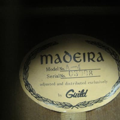 Madeira A-4 Acoustic by Guild image 4