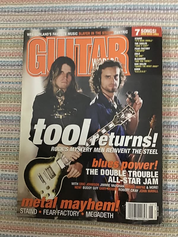 Guitar World Magazine Back Issue June 2001: Tool | Reverb