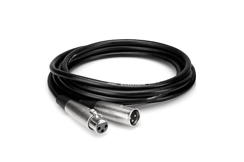 4-Pack Hosa 10 ft Microphone Cable 3-Pin XLR Male to Female 22AWG Mic Cord NEW image 1