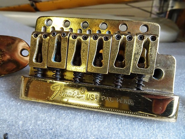 Fender Stratocaster THE STRAT 1980 Solid Brass Tremolo Bridge