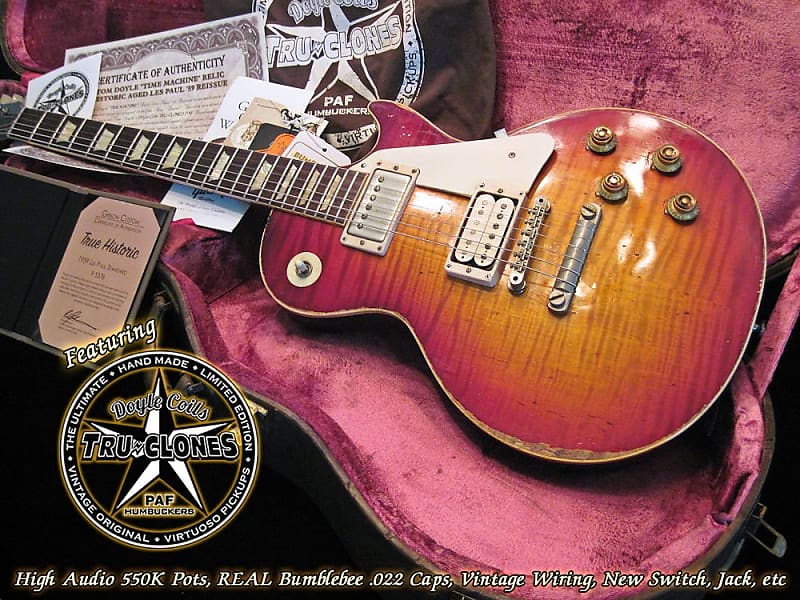 Gibson Les Paul True Historic '59 ~Tom Doyle "TIME MACHINE" #27 1959 Relic Aged w/Doyle Coils PAF image 1