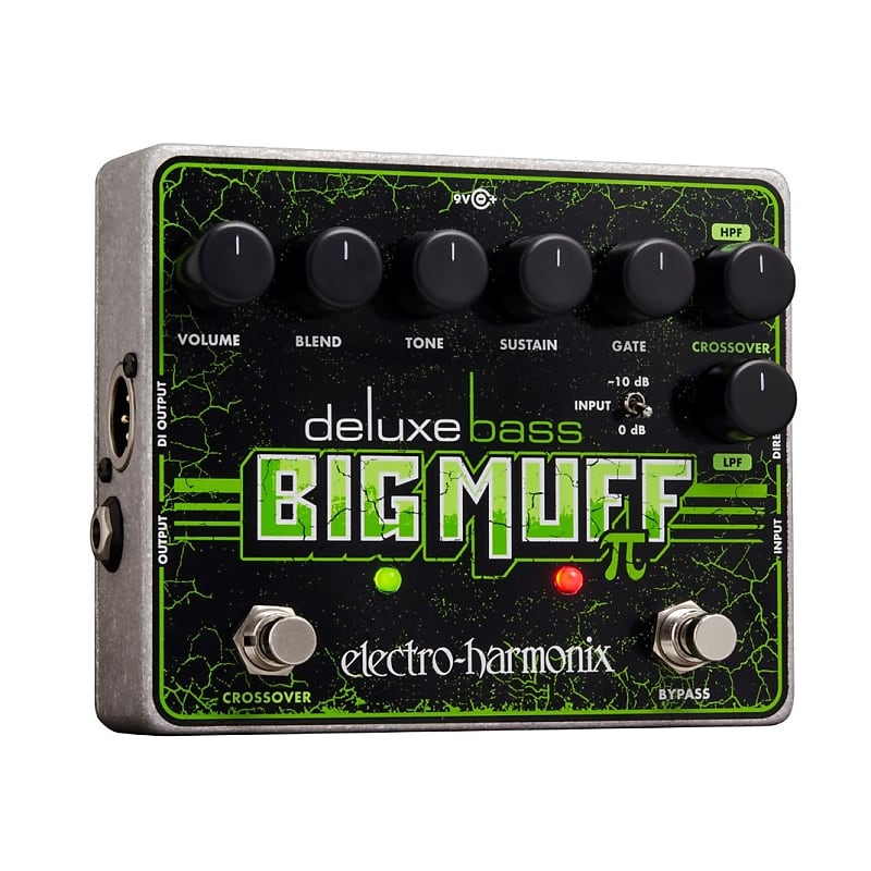 Electro-Harmonix EHX Deluxe Bass Big Muff Pi Fuzz / Distortion / Sustainer Effects Pedal