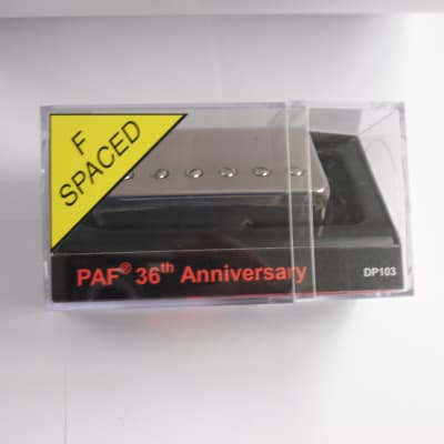 DiMarzio F-spaced PAF 36th Anniversary Neck Humbucker W/Nickel Cover DP 103