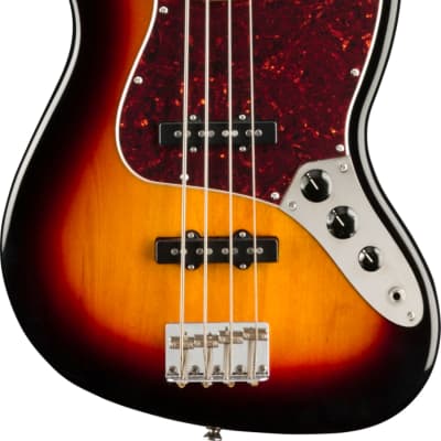 Squier Classic Vibe '60s Jazz Bass Fretless, Laurel FB, 3-Color Sunburst image 1