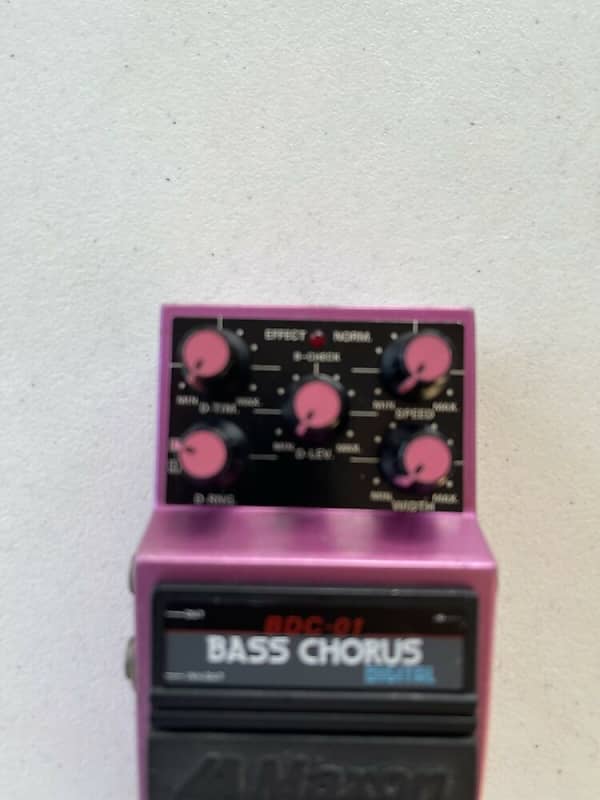 Maxon BDC-01 Bass Chorus Digital Rare Vintage Guitar Effect Pedal MIJ Japan