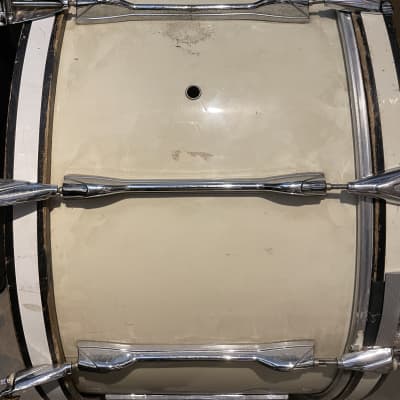 Yamaha Marching Bass Drum 26” 2000s White image 3