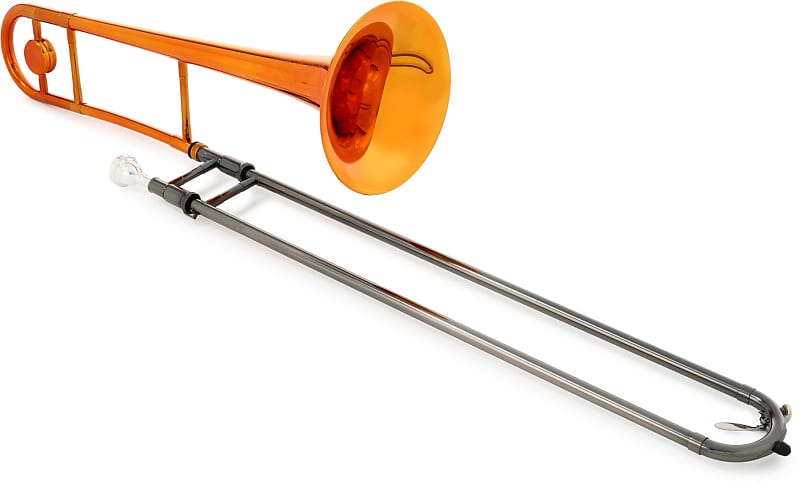 Victory Musical Instruments VTRB-CSOB203 Crown Series Jazz Trombone - Dark Orange Lacquer - Black Slide image 1