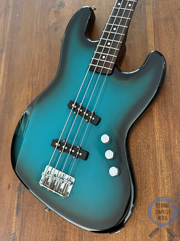 Fernandes Jazz Bass, Limited Edition, Blue Black Burst, MIJ