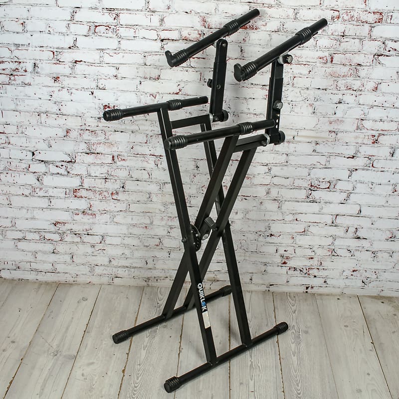 Quik Lok - QL642 - Double X 2-Tier Keyboard/Synth Stand - | Reverb