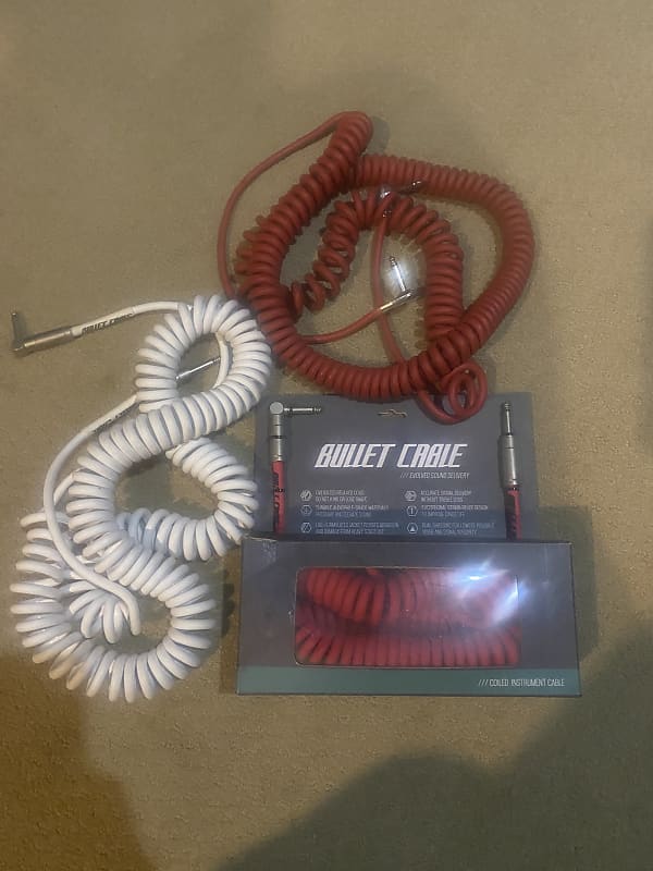 bullet cable guitar cable lot Reverb