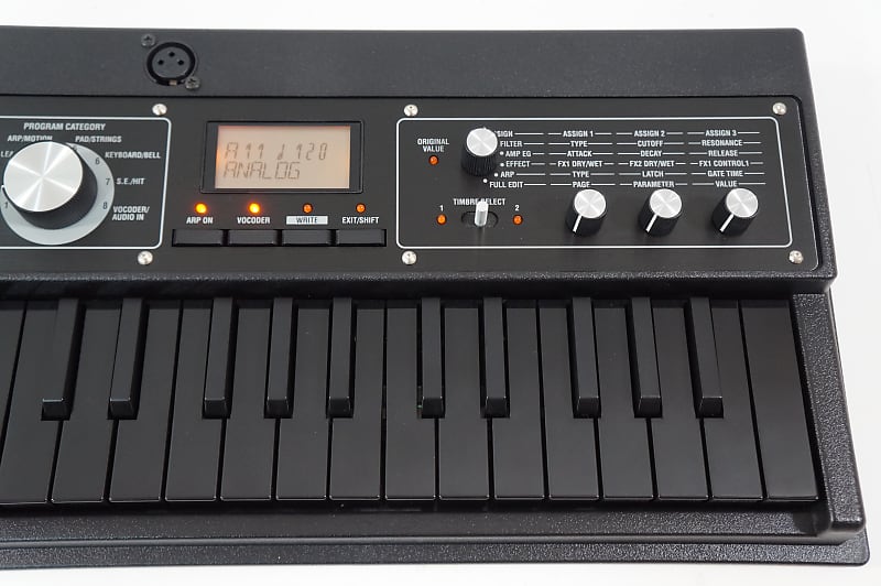 KORG microKORG XL+ BKBK Limited Black Analog Modeling | Reverb
