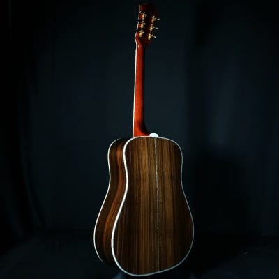 Guild USA D55-E Acoustic/Electric Dreadnought Natural (Actual Guitar) image 8