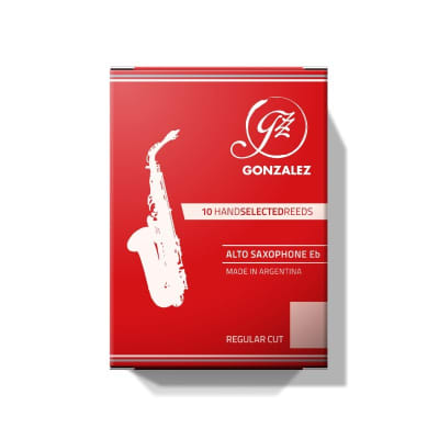 Gonzalez 'Hardness: 4' Gonzales Alto Saxophone Reed RC (Regular Cut) for sale